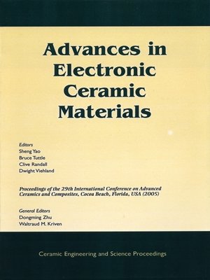 cover image of Advances in Electronic Ceramic Materials